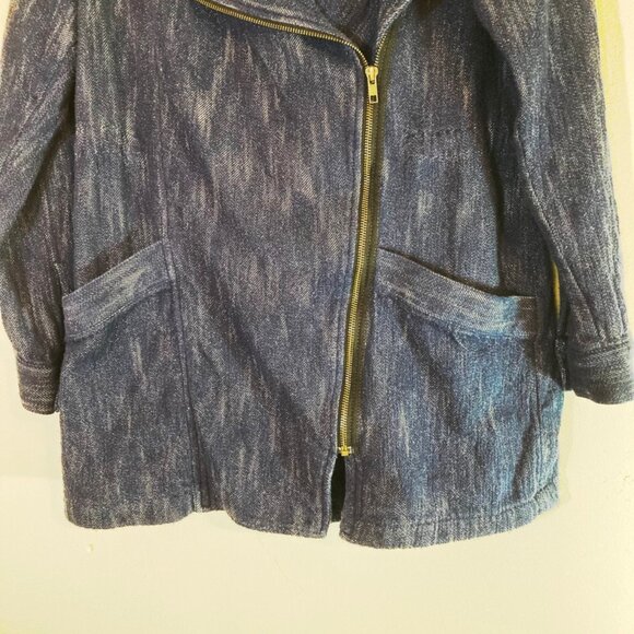 Cabi Jacket Cotton Front Zipper 2 Pockets Hood Adjustable Drawstring Waist SZ M - Picture 3 of 9